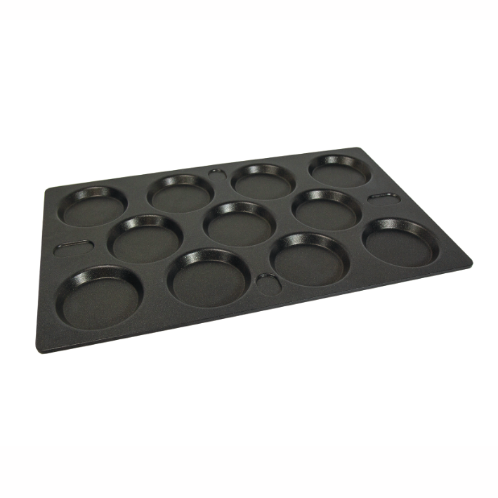 AMT Gastronorm 1/1 - Muldenplatte gegossen, 11 Mulden