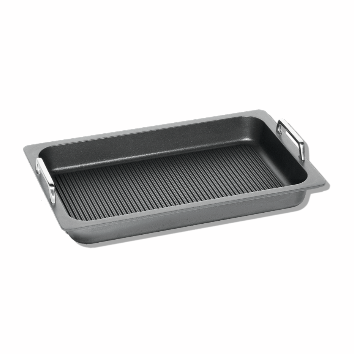 AMT Gastronorm 1/1 5,5 cm tief mit Grill /Griffe