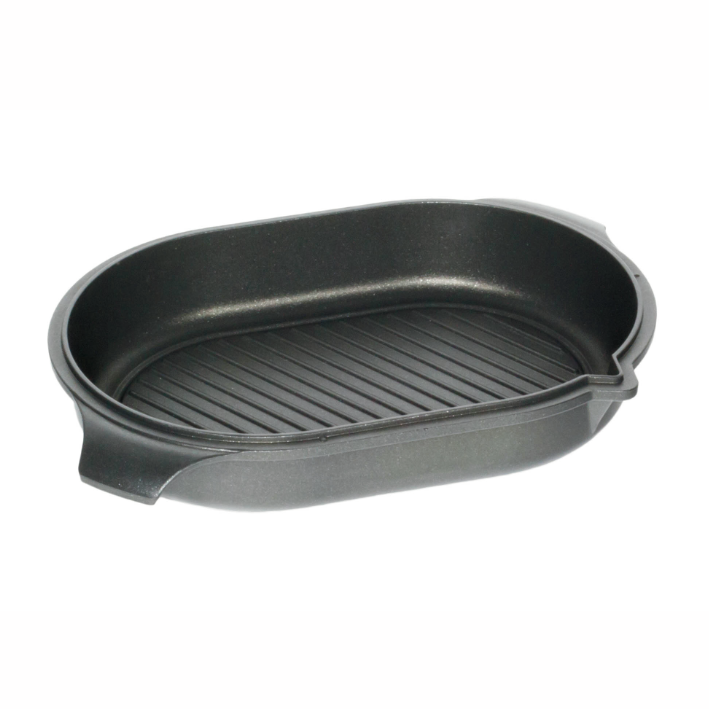 AMT Deckel Für Bräter Mit Saft/Fettrinne, Grillboden