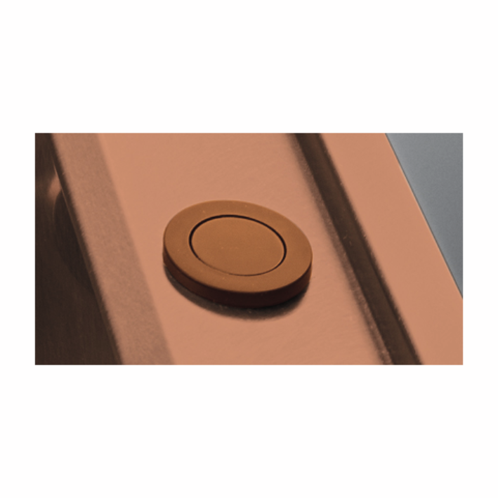 ARTINOX Abflusssysteme mit Druckknopf TITANIUM Copper Bronze