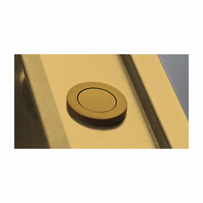 [SS02745] ARTINOX Abflusssysteme mit Druckknopf TITANIUM Pale Gold