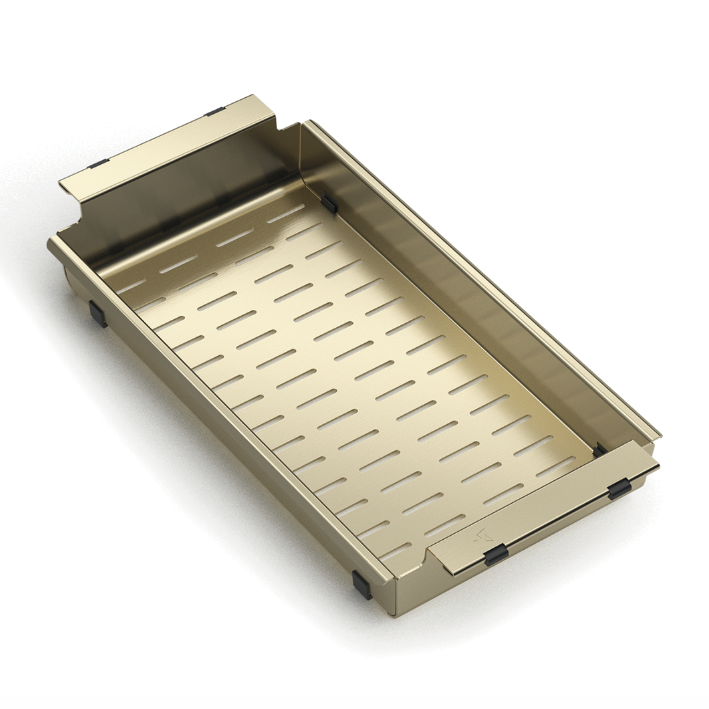 [VQGF2142] ARTINOX Einsatz Becken gelocht Pale Gold 19