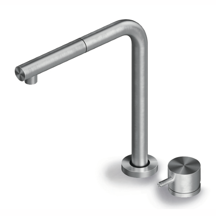 [SS02802] ARTINOX Spültischmischer Circle Steel 52