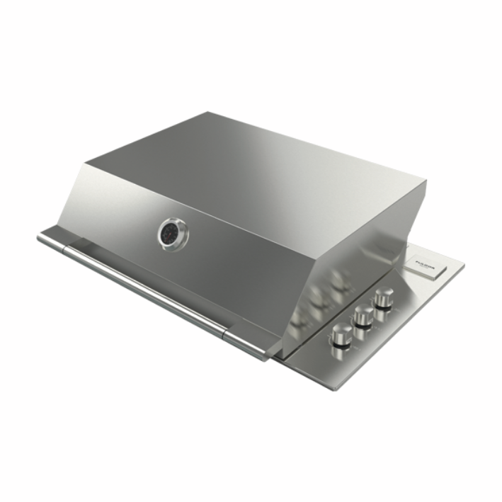 [FOBQ HL 800 X] FULGOR BBQ Haube HL 800 Inox