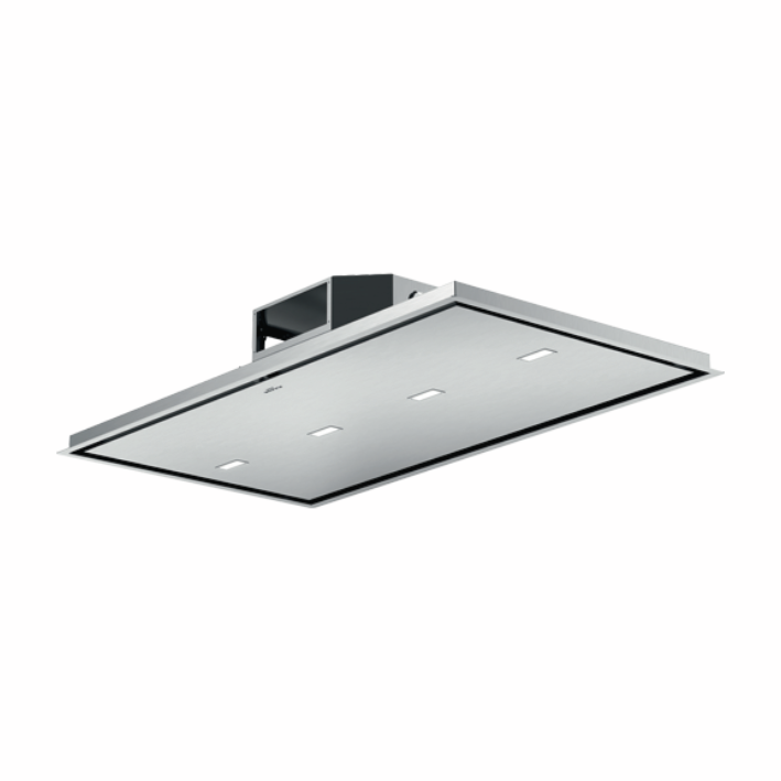 [FCHD 1200 RC WH] FULGOR Deckenhaube 120 - Weißes Glas