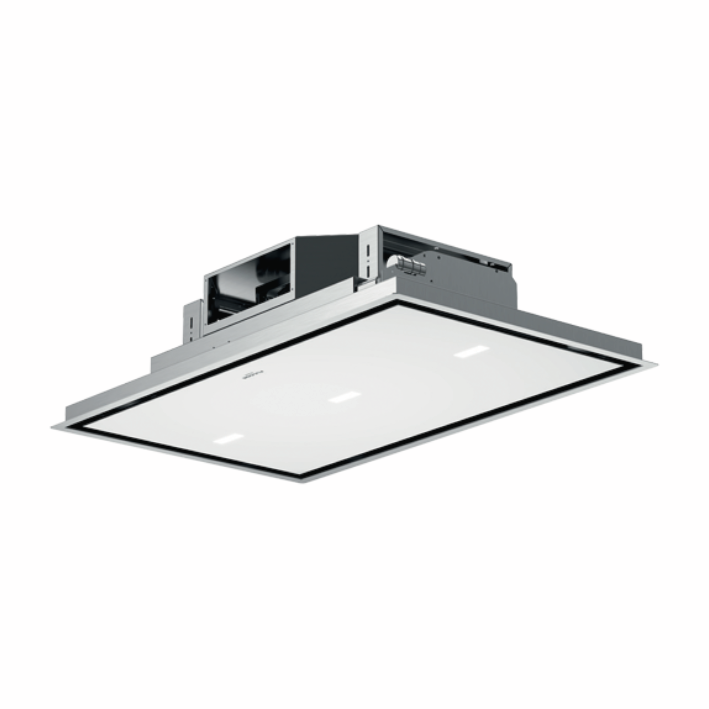 [FCHD 900 RC WH] FULGOR Deckenhaube 90 - Weißes Glas