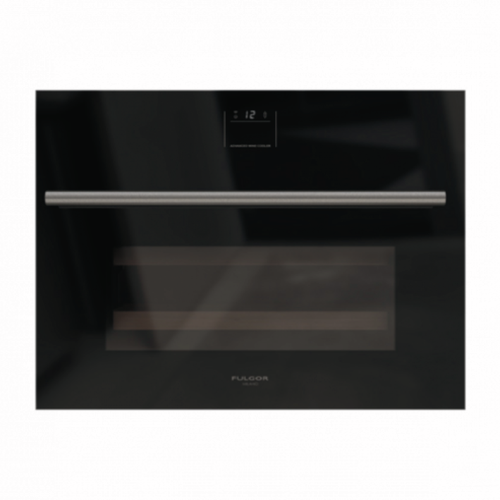 [FWC 4500 TC FO BK] FULGOR Weinkeller 45 Schwarzes Glas