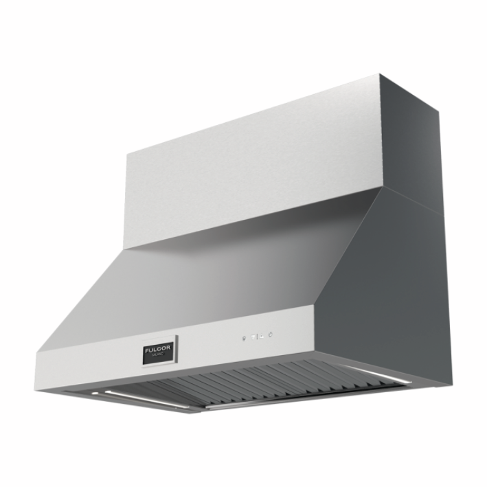 FULGOR 36"-Haube zur Wandmontage Edelstahl