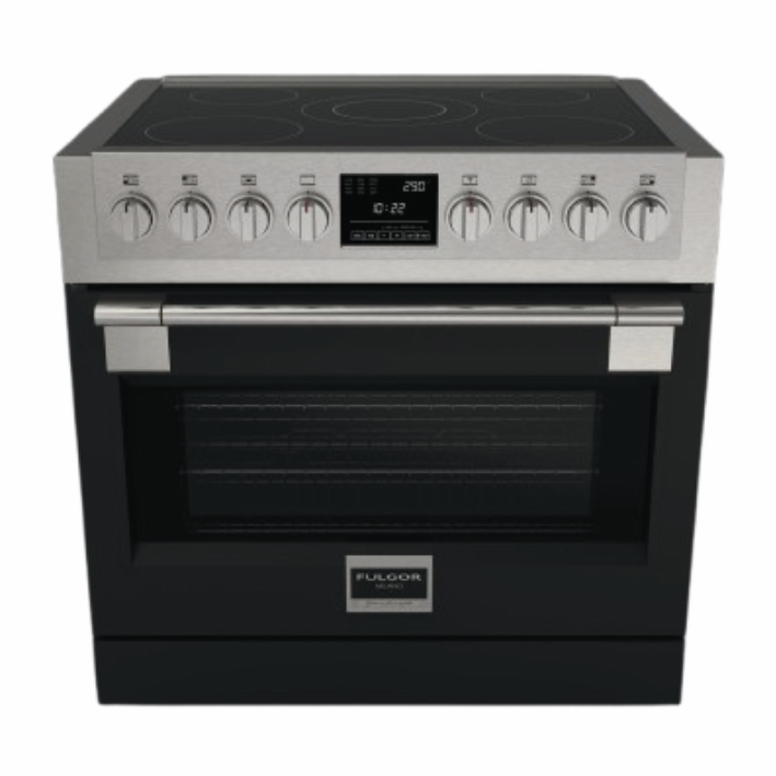 FULGOR Sofia Professional 36" Kochherd Freistehend Schwarz