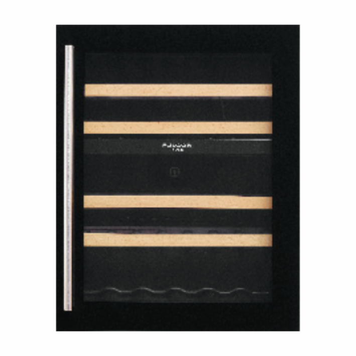 FULGOR Weinkeller 82 Schwarzes Glas